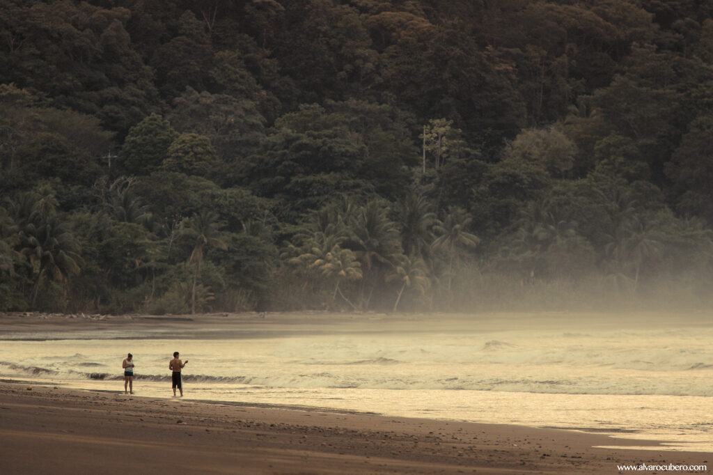Marino Ballena National Park beach.