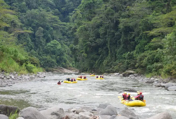 Rafting in Pacuare river
