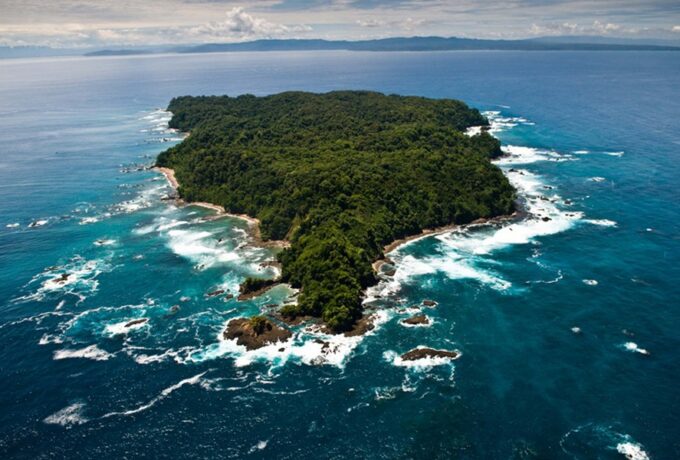 Landscape view in the Caño Island Corcovado National Park