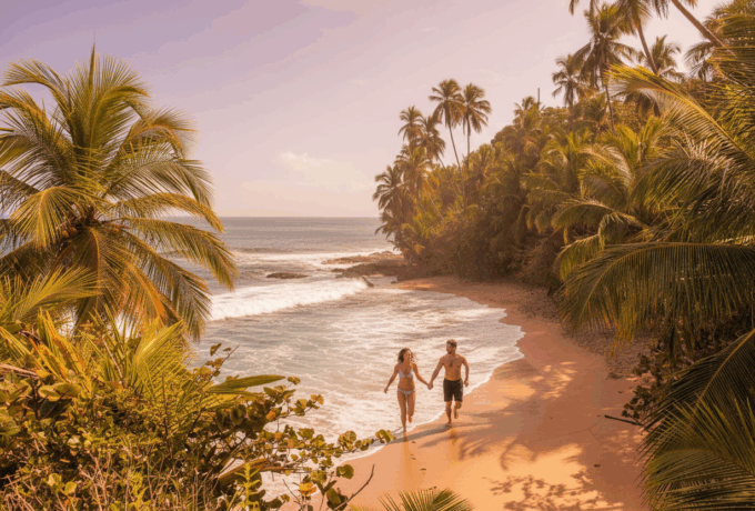 Couple in Manzanillo- Puerto Viejo Costa Rica - Begegnungsreise in handverlesenen Ecolodges