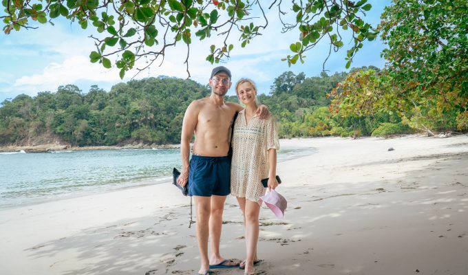 Couple in Manuel Antonio National Park