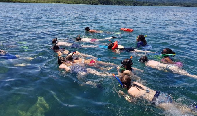 Snorkeling tour - Cahuita National Park - Bella Aventura Costa Rica.